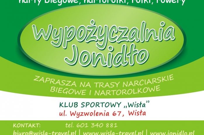 Baner promujący wypożyczalnię